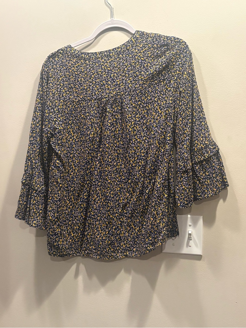 Maeve Anthropologie Berwick Split-Neck Blouse - Picture 6 of 10